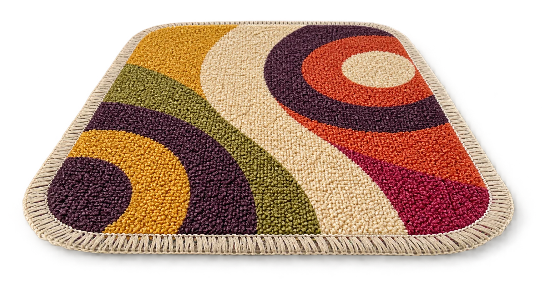 Patterned Pesukarhu cotton-fibre pad